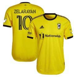 Lucas Zelarayan Columbus Crew 2022 Guld Standard Utrustning Authentic Spelare Matchtröja - Gul