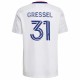 Julian Gressel D.C. United 2021 The Marble Spelare Matchtröja - Vit