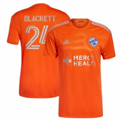 Tyler Svartett FC Cincinnati 2022 Juncta Juvant Utrustning Spelare Matchtröja - Orange