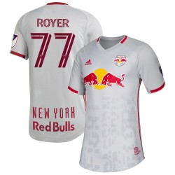 Daniel Royer New York Röd Bulls 2020 Primary Authentic Matchtröja - grå