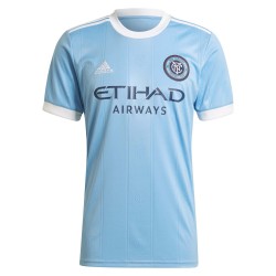 New York City FC 2021 Bronx Blå Utrustning Custom Matchtröja - Ljus Blå