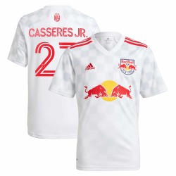 Cristian Cásseres Jr. New York Röd Bulls Barn 2021 1Beat Spelare Matchtröja - Vit
