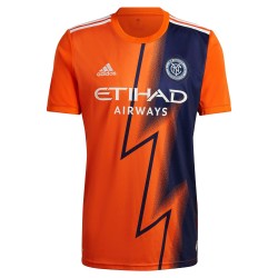 New York City FC 2022 The Volt Utrustning Blank Matchtröja - Orange