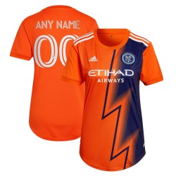 New York City FC Kvinnor's 2022 The Volt Utrustning Custom Matchtröja - Orange