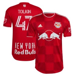 John Tolkin New York Röd Bulls 2022 1Ritmo Authentic Spelare Matchtröja - Röd