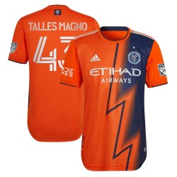 Talles Magno New York City FC 2022 The Volt Utrustning Authentic Spelare Matchtröja - Orange