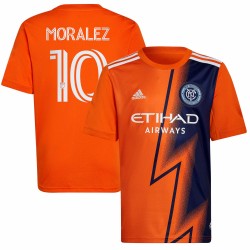 Maximiliano Moralez New York City FC Barn 2022 The Volt Utrustning Spelare Matchtröja - Orange