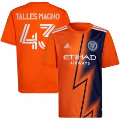 Talles Magno New York City FC Barn 2022 The Volt Utrustning Spelare Matchtröja - Orange