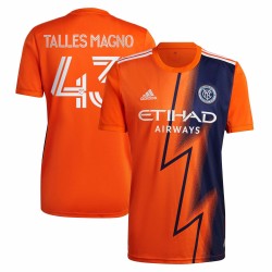 Talles Magno New York City FC 2022 The Volt Utrustning Spelare Matchtröja - Orange