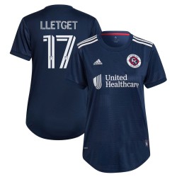 Sebastian Lletget New England Revolution Kvinnor's 2022 The Liberty Utrustning Team Spelare Matchtröja - Marin