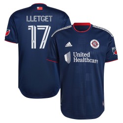 Sebastian Lletget New England Revolution 2022 The Liberty Utrustning Team Authentic Spelare Matchtröja - Marin