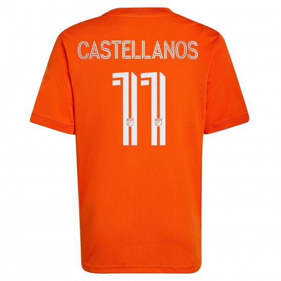 Valentin Castellanos New York City FC Barn 2022 The Volt Utrustning Spelare Matchtröja - Orange