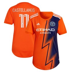 Valentin Castellanos New York City FC Kvinnor's 2022 The Volt Utrustning Spelare Matchtröja - Orange