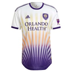 Orlando City SC 2022 The Sunshine Utrustning Authentic Custom Matchtröja - Vit