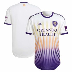Orlando City SC 2022 The Sunshine Utrustning Authentic Blank Matchtröja - Vit
