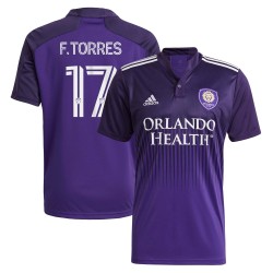 Facundo Torres Orlando City SC 2021/22 Thick N Thin Matchtröja - Lila