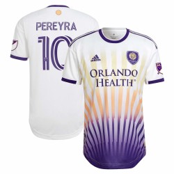 Mauricio Pereyra Orlando City SC 2022 The Sunshine Utrustning Authentic Spelare Matchtröja - Vit