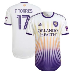 Facundo Torres Orlando City SC 2022 The Sunshine Utrustning Authentic Spelare Matchtröja - Vit