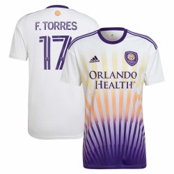 Facundo Torres Orlando City SC 2022 The Sunshine Utrustning Spelare Matchtröja - Vit