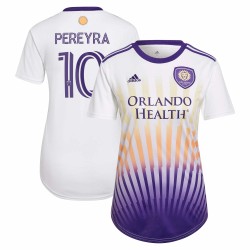 Mauricio Pereyra Orlando City SC Kvinnor's 2022 The Sunshine Utrustning Spelare Matchtröja - Vit