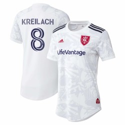 Damir Kreilach Real Salt Lake Kvinnor's 2021 The Supporter's Secondary Spelare Matchtröja - Vit