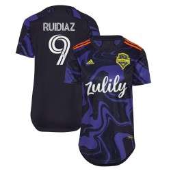 Raúl Ruidíaz Seattle Sounders FC Kvinnor's 2021 The Jimi Hendrix Utrustning Spelare Matchtröja - Lila