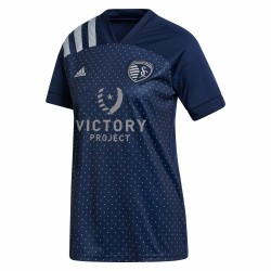 Graham Zusi Sporting Kansas City Kvinnor's 2021 Secondary Spelare Matchtröja - Blå