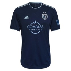 Johnny Russell Sporting Kansas City 2022 State Line 3.0 Authentic Spelare Matchtröjas - Blå