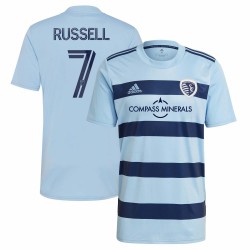 Johnny Russell Sporting Kansas City 2021 Primary Team Spelare Matchtröja - Ljus Blå