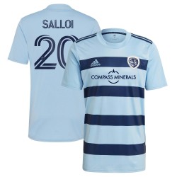 Daniel Salloi Sporting Kansas City 2021 Primary Spelare Matchtröja - Ljus Blå