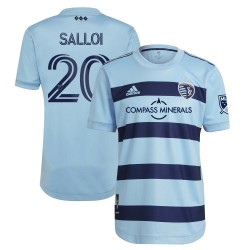 Daniel Salloi Sporting Kansas City 2021 Primary Authentic Spelare Matchtröja - Ljus Blå
