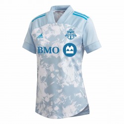 Toronto FC Kvinnor's 2021 Primeblue Matchtröja - Ljus Blå
