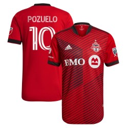 Alejandro Pozuelo Toronto FC 2021 A41 Authentic Spelare Matchtröja - Röd