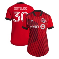 Yeferson Soteldo Toronto FC Kvinnor's 2021 A41 Spelare Matchtröja - Röd