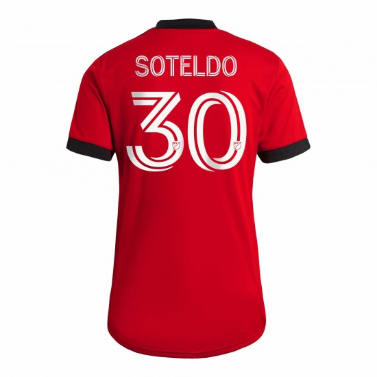 Yeferson Soteldo Toronto FC Kvinnor's 2021 A41 Spelare Matchtröja - Röd