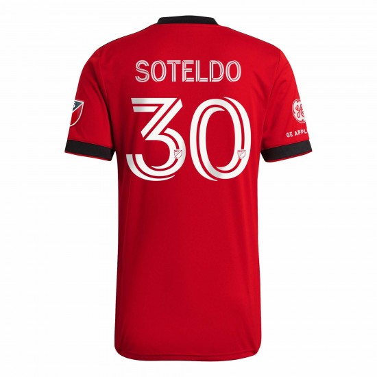 Yeferson Soteldo Toronto FC 2021 A41 Authentic Spelare Matchtröja - Röd