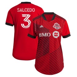 Carlos Salcedo Toronto FC Kvinnor's 2021 A41 Utrustning Spelare Matchtröja - Röd