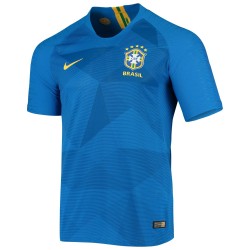 Brasilien National Team 2018 Authentic Borta Matchtröja - Blå