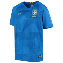 Brasilien National Team Barn 2018 Borta Matchtröja - Blå