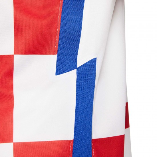 Kroatien National Team 2020/21 Hemma Stadium Matchtröja - Vit/Röd