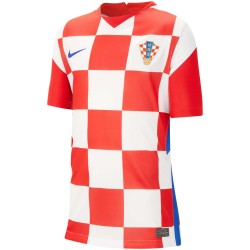 Kroatien National Team Barn 2020/21 Hemma Stadium Matchtröja - Vit