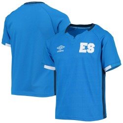El Salvador National Team Umbro Barn 2021/22 Hemma Matchtröja - Blå