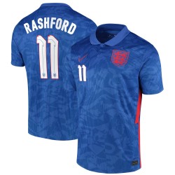 Marcus Rashford England National Team 2020/21 Borta Breathe Stadium Spelare Matchtröja - Blå