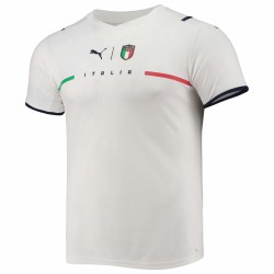 Italien National Team Kvinnor's 2021/22 Borta Matchtröja - Vit/Marin