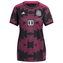 Mexiko National Team Kvinnor's 2021 Rosa Mexicano Custom Matchtröja - Svart