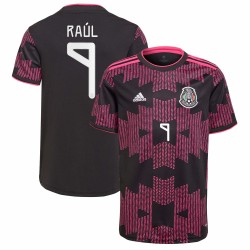 Raúl Jiménez Mexiko National Team 2021 Rosa Mexicano Matchtröja - Svart