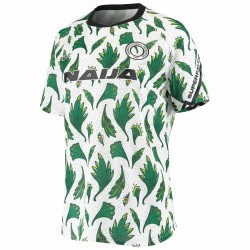 Nigeria National Team Kvinnor's 2020 Pre-Match Raglan Performance Top - Vit