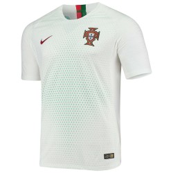 Portugal National Team Authentic Borta Matchtröja - Vit/Röd
