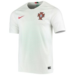 Portugal National Team 2018 Borta Matchtröja - Vit/Röd